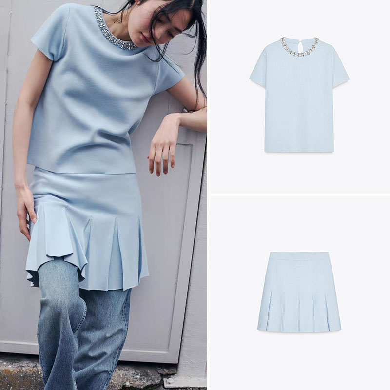 Ethnic Clothing & Online Fashion Store Khaadi Us - Nowy letni zestaw odzieżowy damski: top
