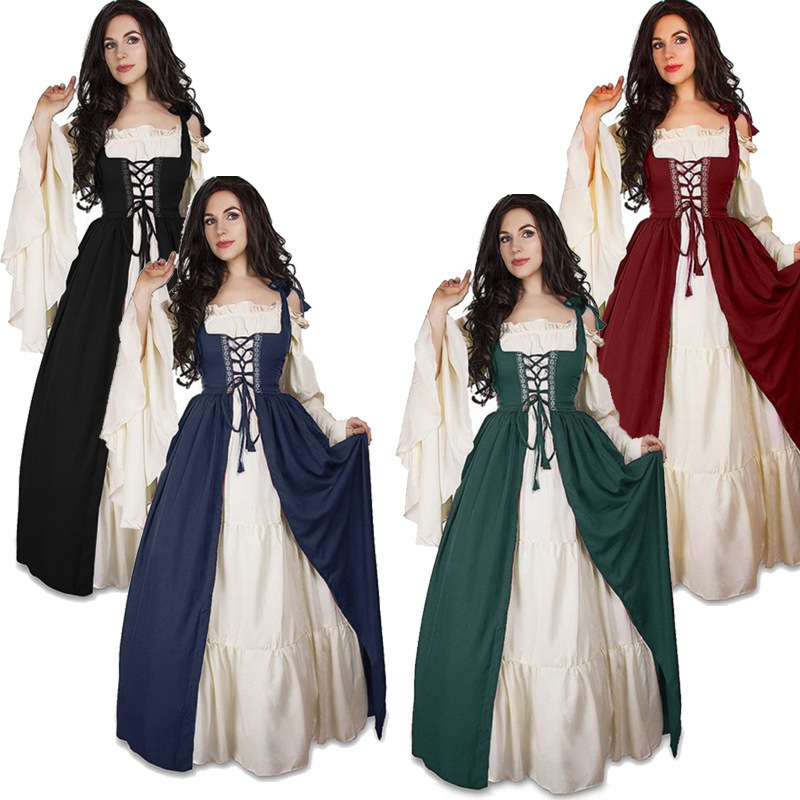 Ethnic Clothing & Online Fashion Store Khaadi Us - Sukienka renesansowa średniowieczna z paskiem w