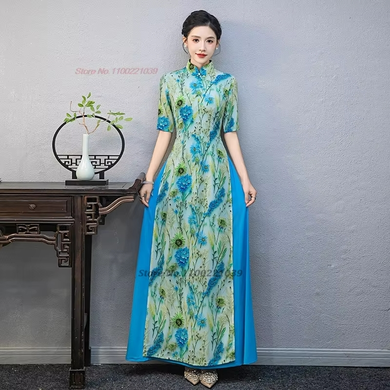 Ao Dai Vietnam Dress - Sukienka aodai z Wietnamu z 2026