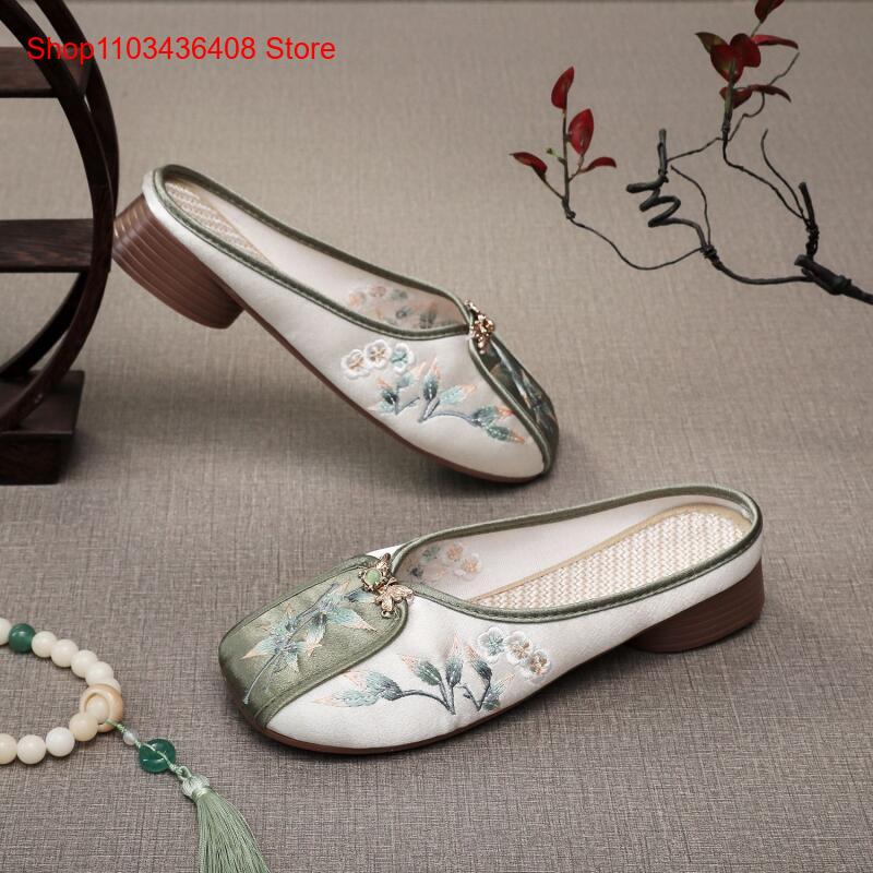 Nowe haftowane kapcie do domu, – Ethnic Fashion Style recenzja i cena