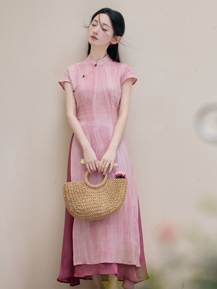 Wiosna lato wietnam aodai chiń – Ao Dai Vietnam Dress recenzja i cena
