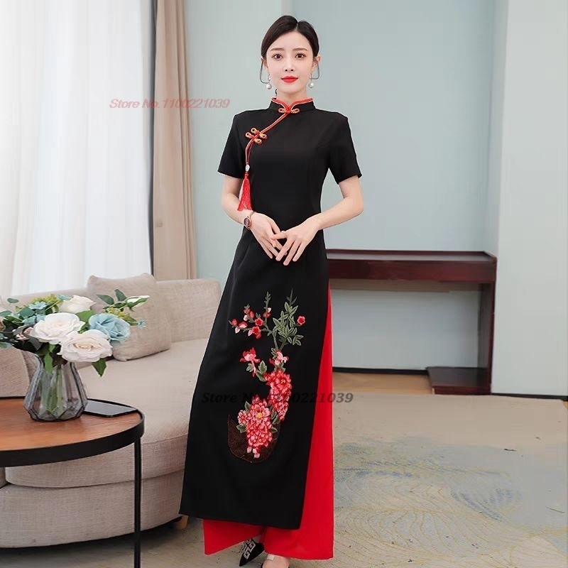 Zestaw tradycyjnego wietnamski – Ao Dai Vietnam Dress recenzja i cena