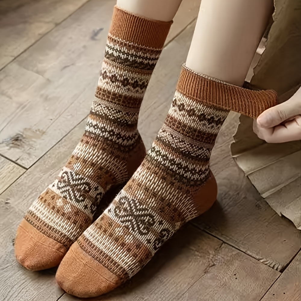 Retro 7-kolorowe skarpetki do  – Ethnic Fashion Designer recenzja i cena
