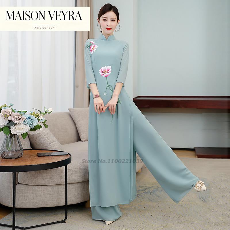 Zestaw: sukienka aodai w stylu – Ao Dai Vietnam Dress recenzja i cena