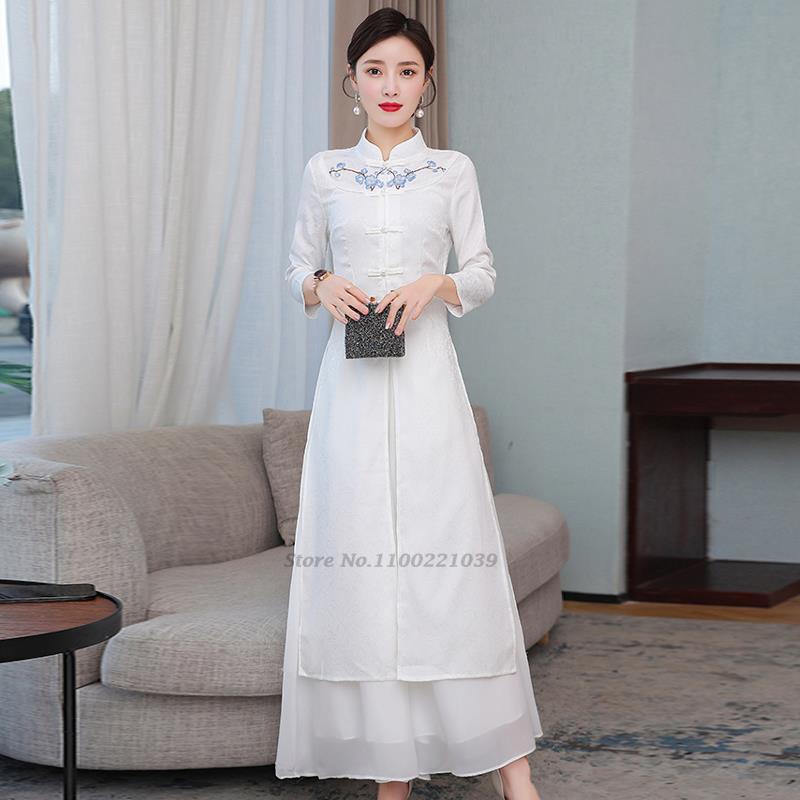 Zestaw: sukienka aodai w stylu – Ao Dai Vietnam Dress recenzja i cena
