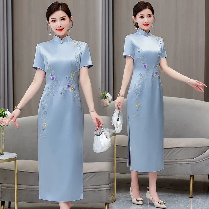 Kobiety w stylu etnicznym Aoda – Ao Dai Vietnam Dress recenzja i cena