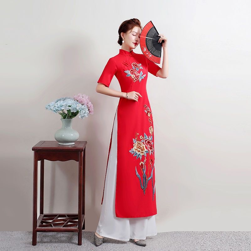 Letnie kobiety tradycyjny wiet – Ao Dai Vietnam Dress recenzja i cena