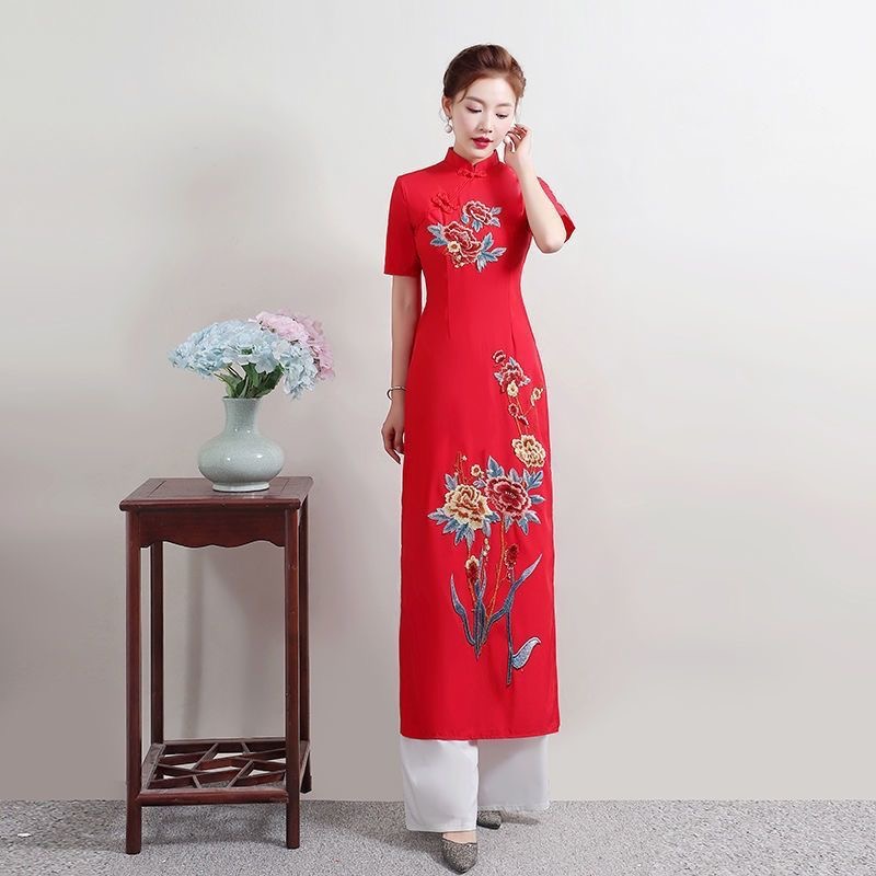 Letnie kobiety tradycyjny wiet – Ao Dai Vietnam Dress recenzja i cena