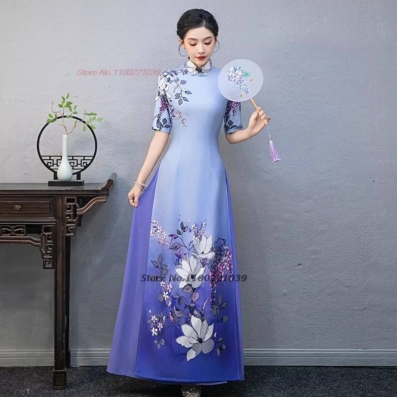 Sukienka tradycyjna wietnamska – Ao Dai Vietnam Dress recenzja i cena