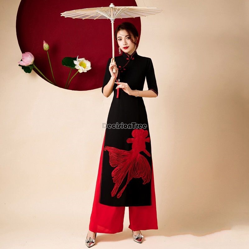 Występ sceniczny 2026 Wietnam  – Ao Dai Vietnam Dress recenzja i cena
