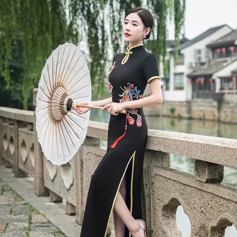 Damska tradycyjna wietnamska s – Ao Dai Vietnam Dress recenzja i cena