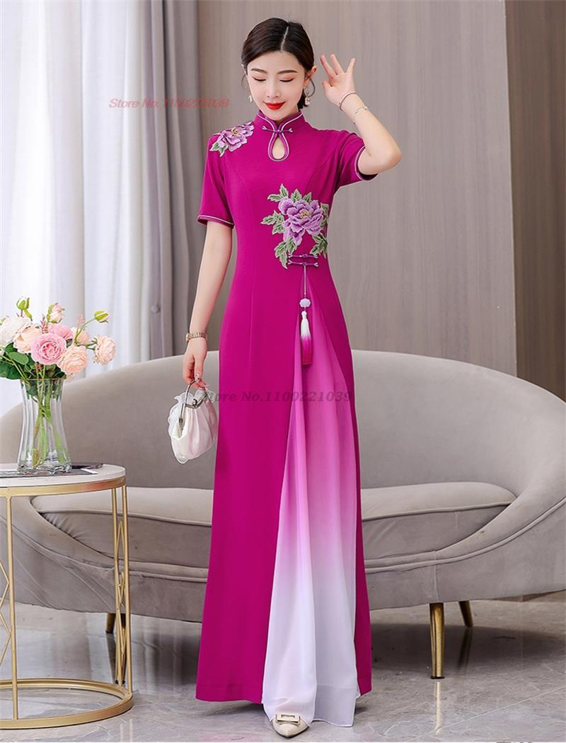 Sukienka tradycyjna wietnamska – Ao Dai Vietnam Dress recenzja i cena