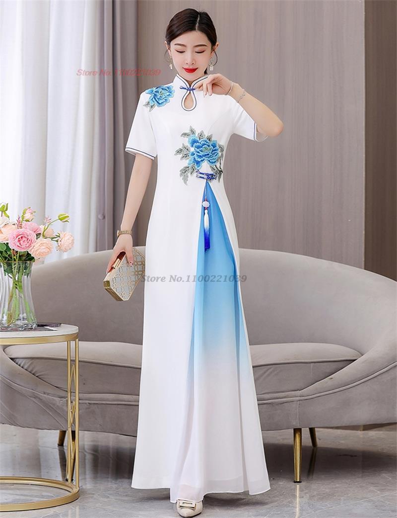 Sukienka tradycyjna wietnamska – Ao Dai Vietnam Dress recenzja i cena