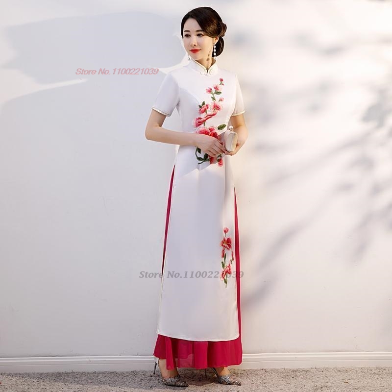 Sukienka wietnamska aodai z 20 – Ao Dai Vietnam Dress recenzja i cena