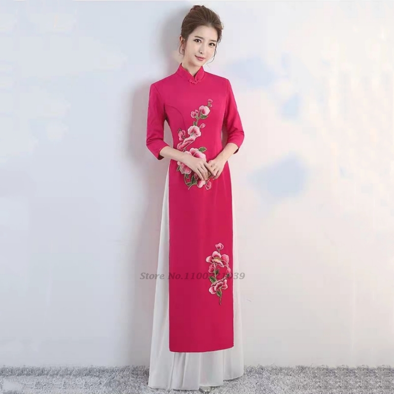Sukienka wietnamska aodai z 20 – Ao Dai Vietnam Dress recenzja i cena