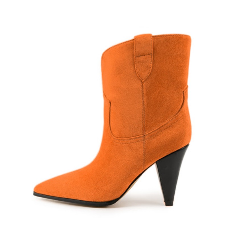 Dwukolorowe botki na szpilce,  – Ethnic Fashion Style recenzja i cena
