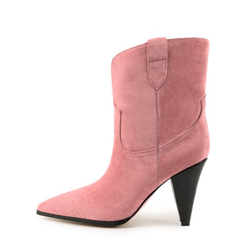 Dwukolorowe botki na szpilce,  – Ethnic Fashion Style recenzja i cena