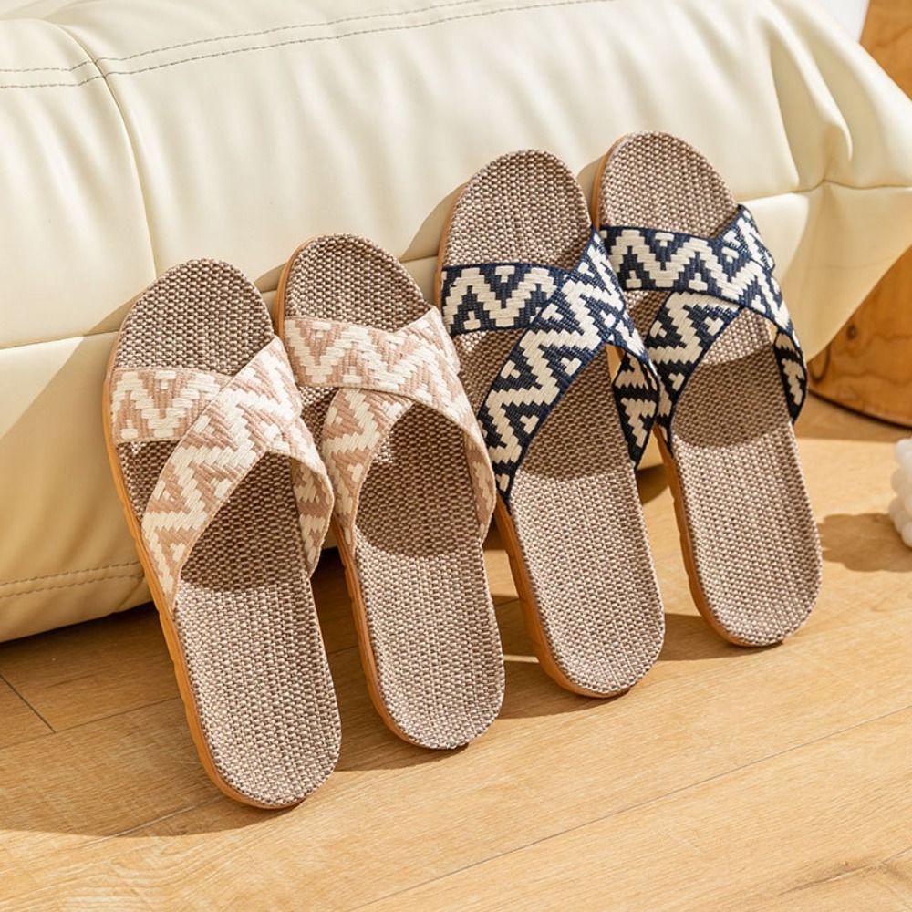 Modne etniczne lniane klapki z – Ethnic Fashion Style recenzja i cena
