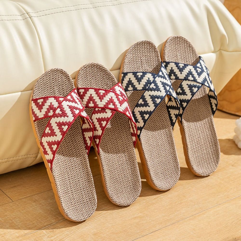 Modne etniczne lniane klapki z – Ethnic Fashion Style recenzja i cena
